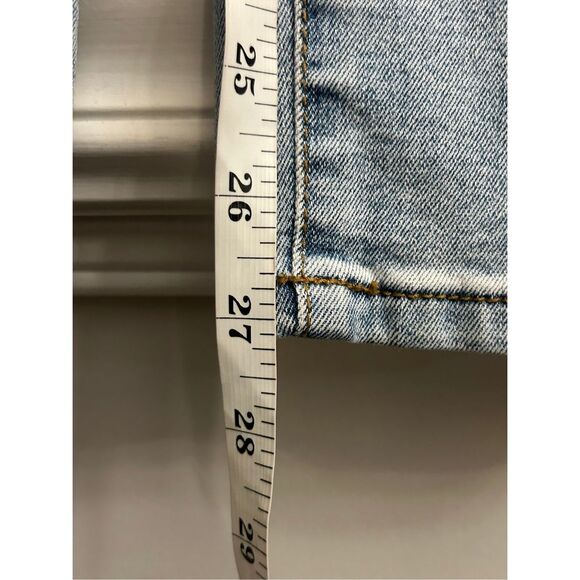 Y2K Juliette patchwork slim boyfriend distressed jeans size 10 - Picture 7 of 9